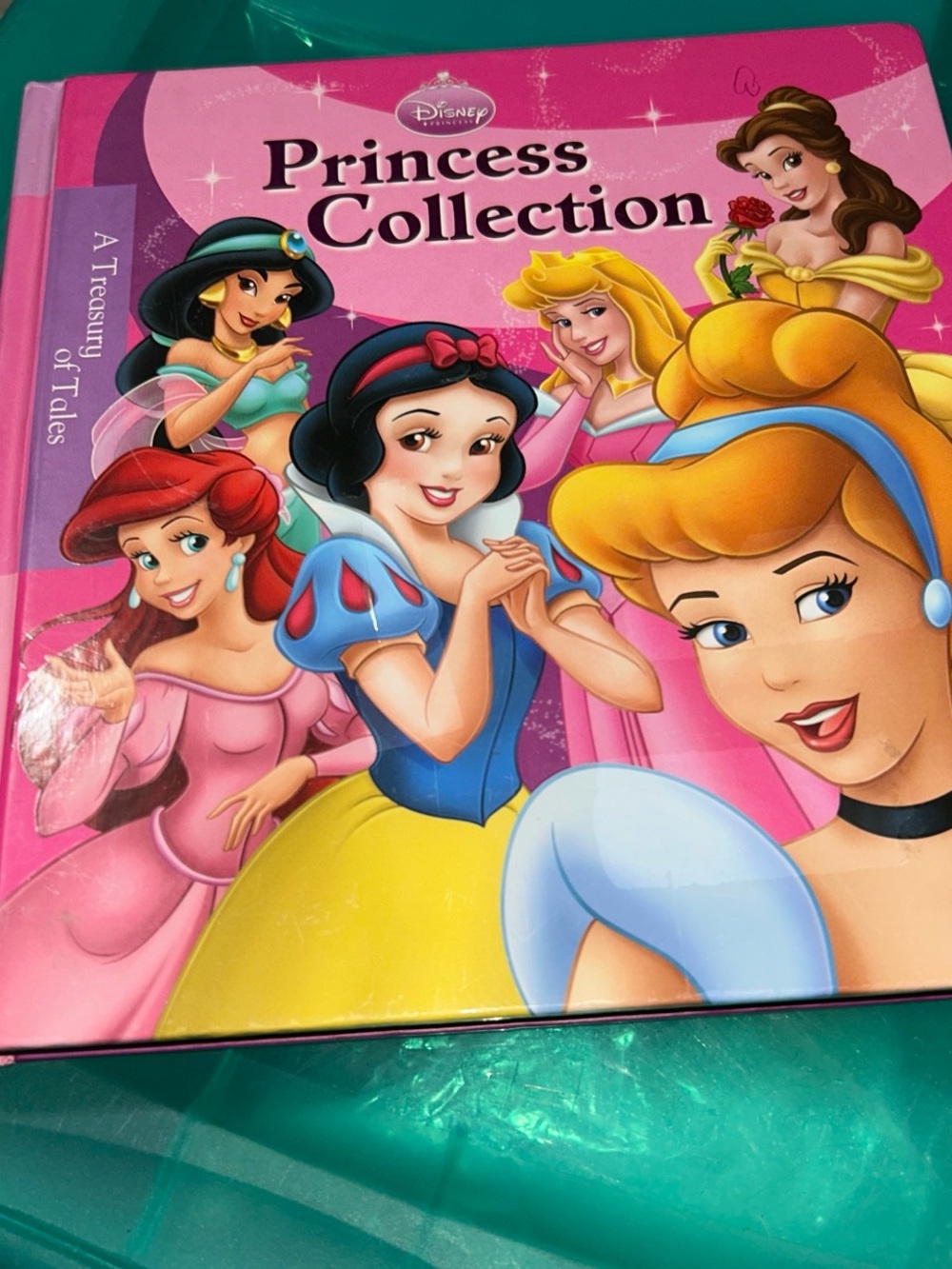 Disney Princess Collection Book - Pink, Yellow, Blue